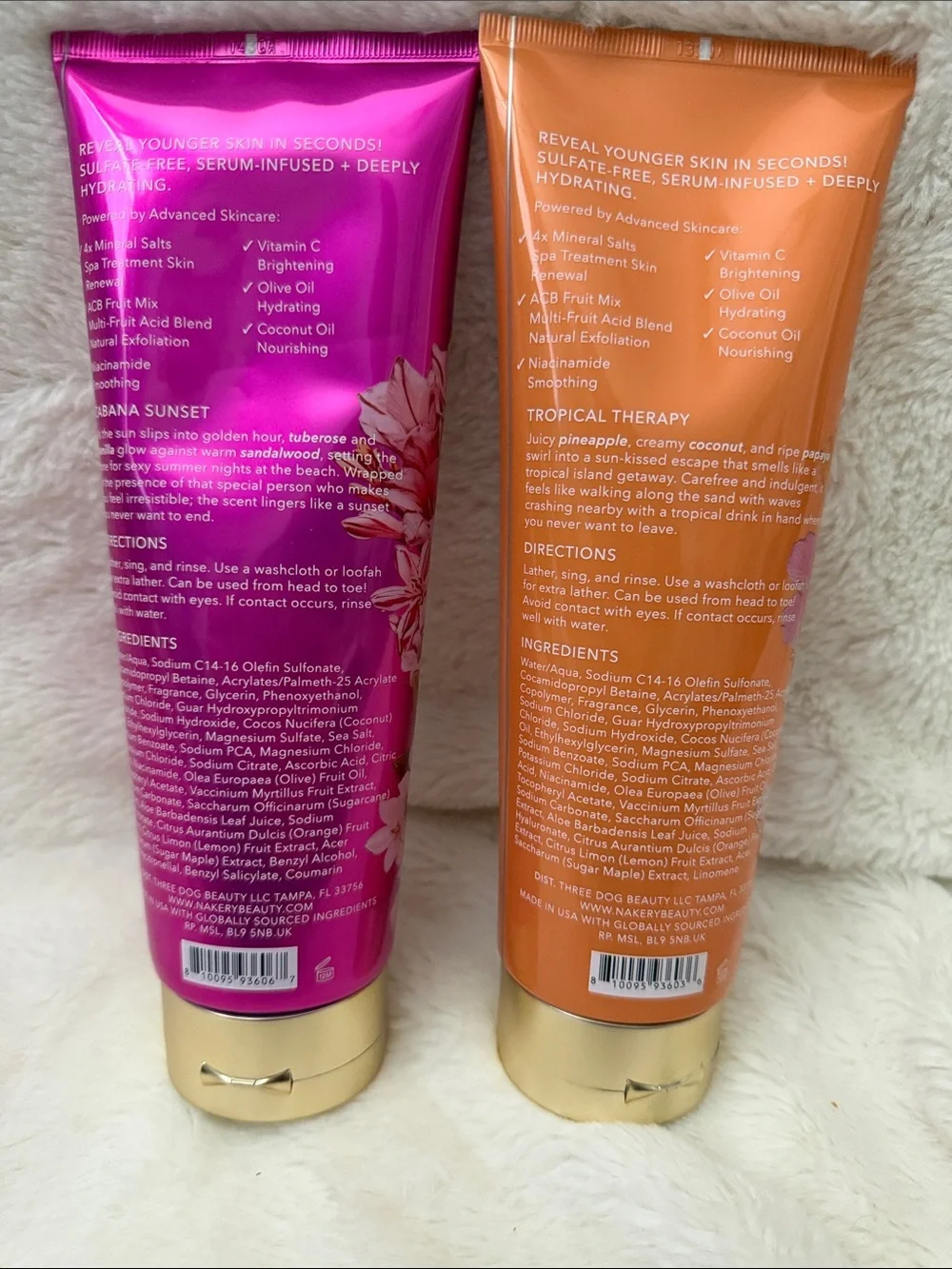 Nakery Beauty SkinFirm Body + Hair Wash Bundle!